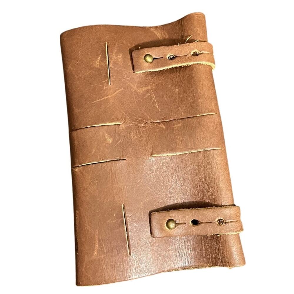 This Is Ground‎ 100% Leather Cable Organizer Pocket Cord Wrap Holder Bandito